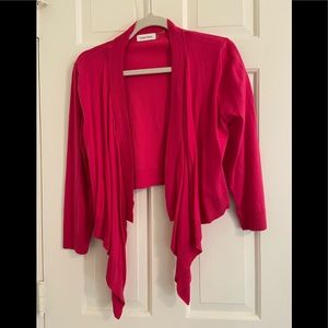 Calvin Klein Pink Waterfall Sweater Large